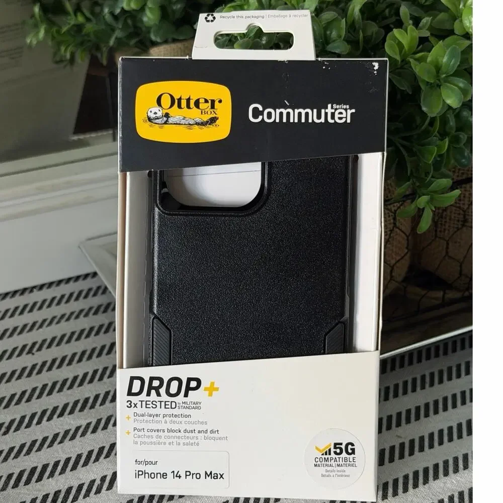 OtterBox Commuter Case for iPhone 14 Pro Max Black Dual Layer New In Box